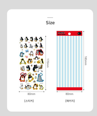 日本企鵝家族Pingu Collection 貼紙第二彈