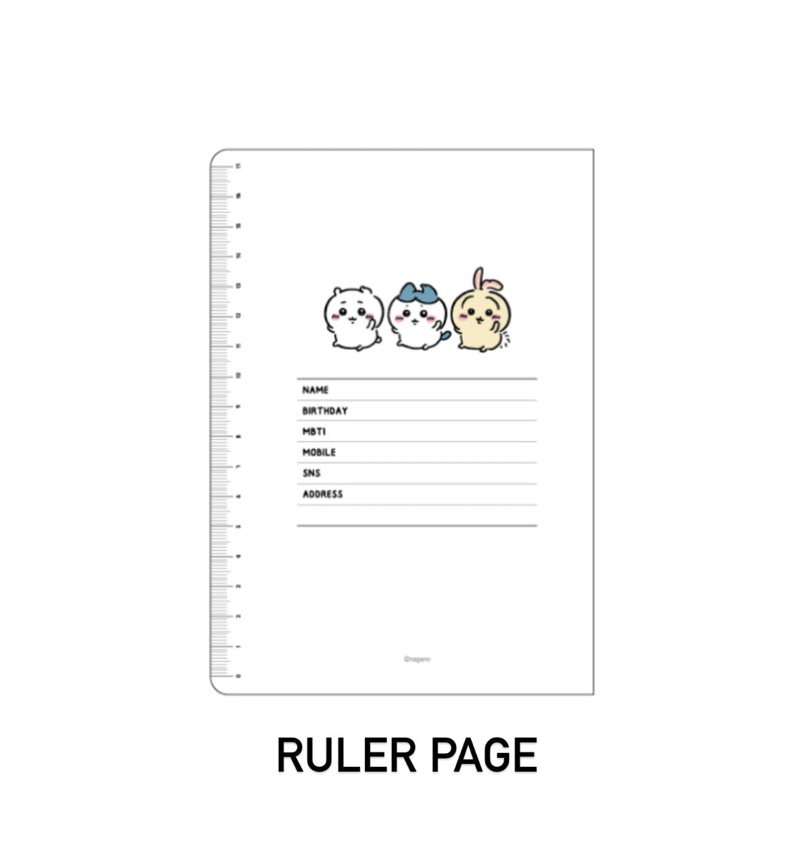 2026 Chiikawa 自填日子B6 月週計劃Schedule * [預購貨品，下單後14天出貨]