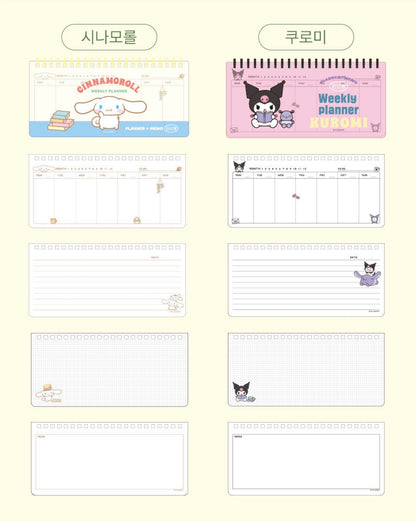 Sanrio Characters 週計劃 Weekly Pad [預購貨品］