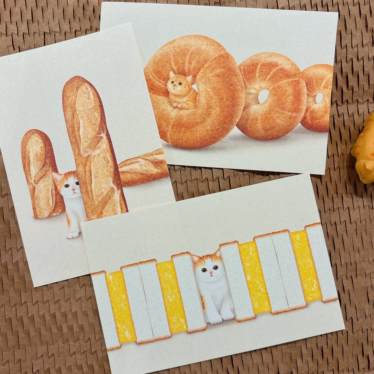 日本Artish - 藤沢さだみ 貓咪烘焙明信片 - 四款選擇