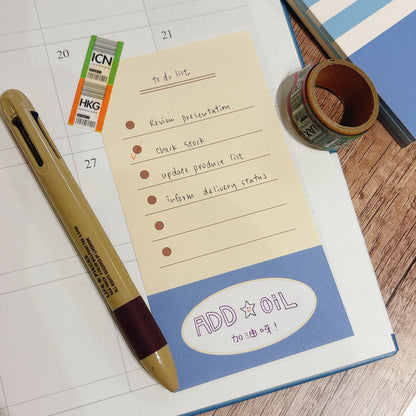 韓國 MONO Paper 便條簿 - Triple memo pad - blue