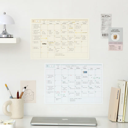 韓國Iconic A4 Monthly Schedule Pad - 50 張