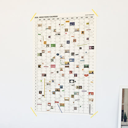 韓國 Make my Year 2026 貼牆年曆  ( LIMITED EDITION❗️兩星期後到貨）- 橫/直兩個款式