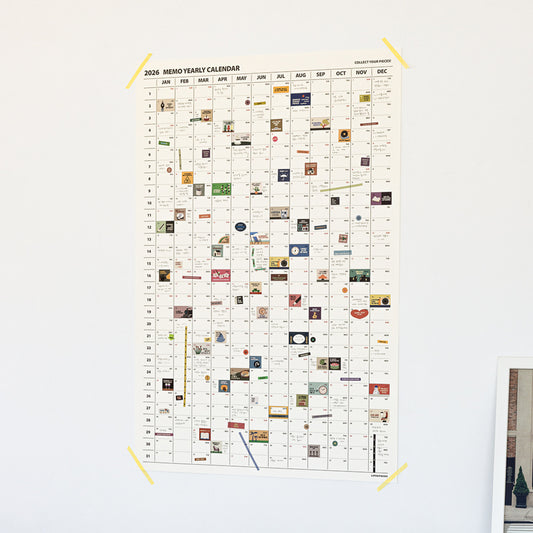 韓國 Make my Year 2026 貼牆年曆  ( LIMITED EDITION❗️兩星期後到貨）- 橫/直兩個款式