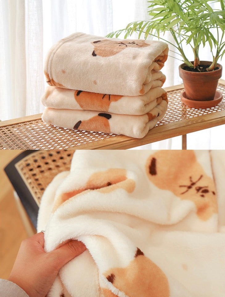 韓國濟州Kiki Quokka 毛絨絨小被子* 很多隻短尾鼠 [預購貨品，下單後14天出貨]