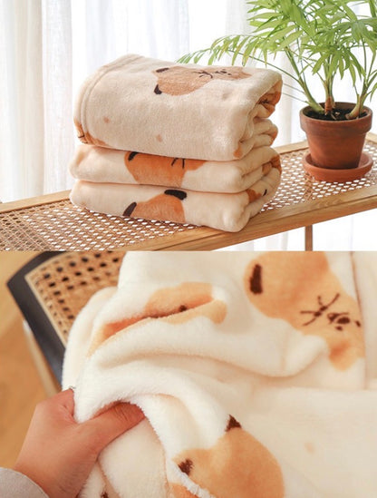 韓國濟州Kiki Quokka 毛絨絨小被子* 很多隻短尾鼠 [預購貨品，下單後14天出貨]