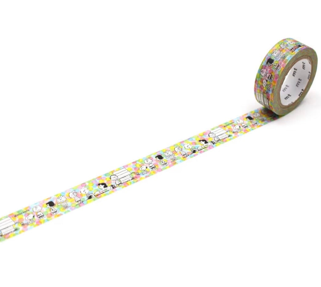 My Snoopy World 日本 mt x Peanuts 一套12 卷紙膠帶套裝 [預購貨品，訂購後2 月尾到貨]