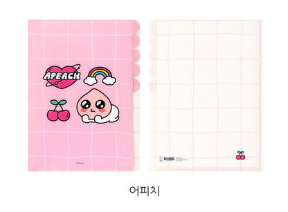 韓國 Kakao Friends 5 Pockets Folder 文件夾 - 春植 / Apeach / Ryan