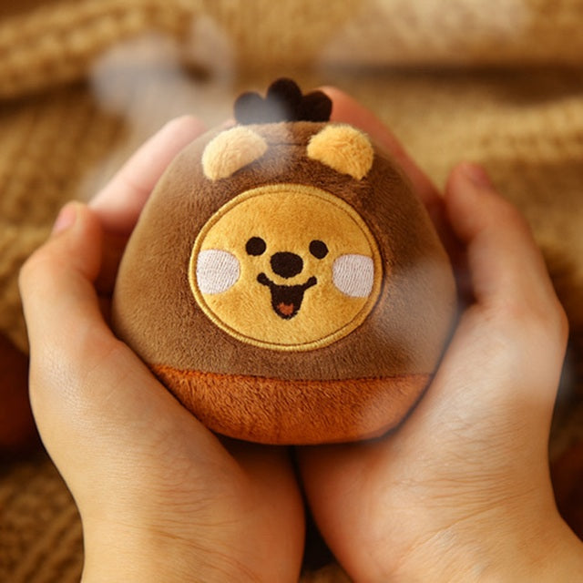韓國濟州Kiki Quokka 毛毛暖包 - 炒栗子造型* [預購貨品，下單後14天出貨]
