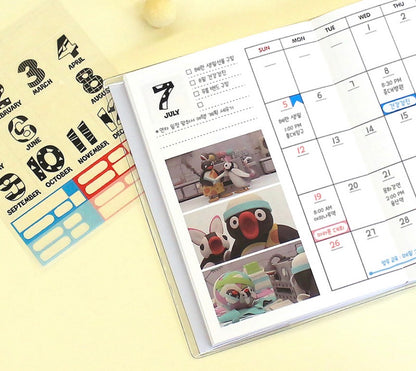 新品訂購88折‼️ 韓國企鵝家族Pingu Collection 無時效日記 (預購貨品）