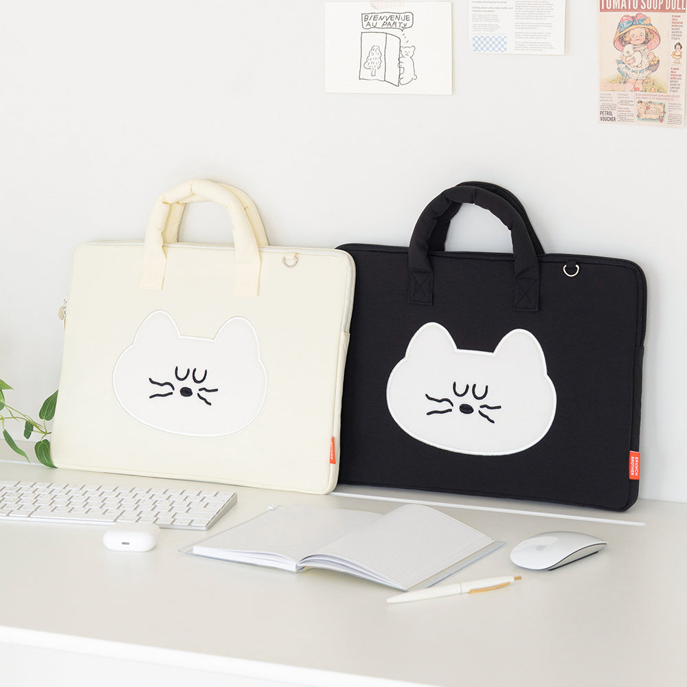 Brunch Brother mogry 貓貓純色防水15 寸電腦袋 * [預購貨品，下單後14天出貨]