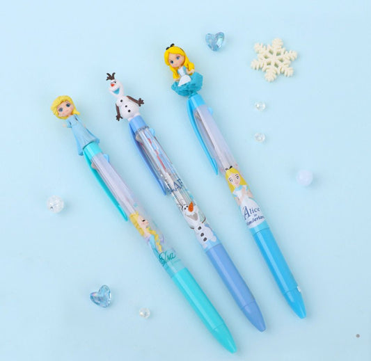 Disney Q版立體卡通0.5 三色筆 * [預購貨品，下單後14天出貨]