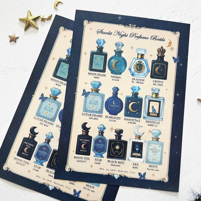 日本Clover R. 星空香水瓶Letter Set（預購貨品，約兩星期到貨）