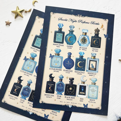 日本Clover R. 星空香水瓶Letter Set（預購貨品，約兩星期到貨）