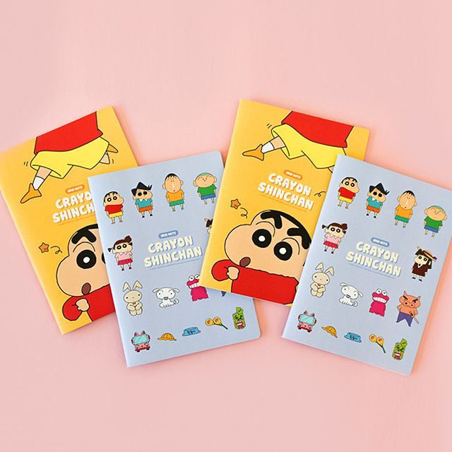 <新企劃> Crayon Shinchan 蠟筆小新系列 A5 筆記簿  - 方格 (預購商品）