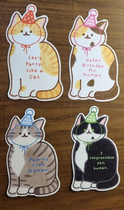 韓國Doehye Drawing 貓咪小隊心意卡 - 生日/恭喜