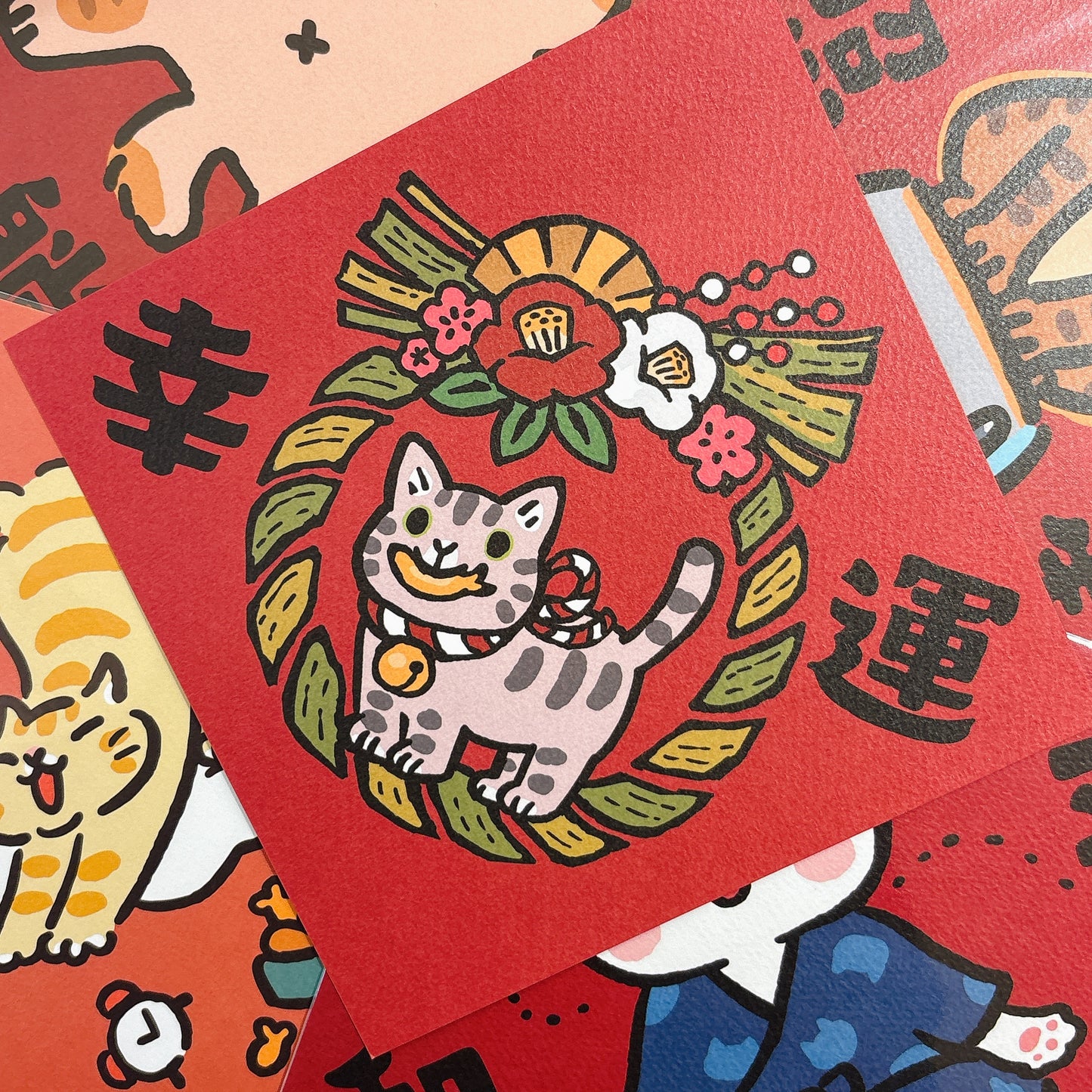 🪭新年開運揮春🧧 - 如意吉祥繩結: 招財- 現貨