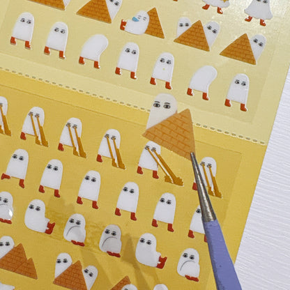 日本Kamio 細細粒手帳貼紙 - Medjed 大軍