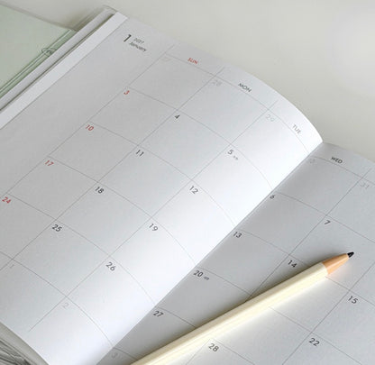 韓國 2027 My Plan 直向 🌈月週計劃Schedule * [預購貨品，下單後14天出貨]