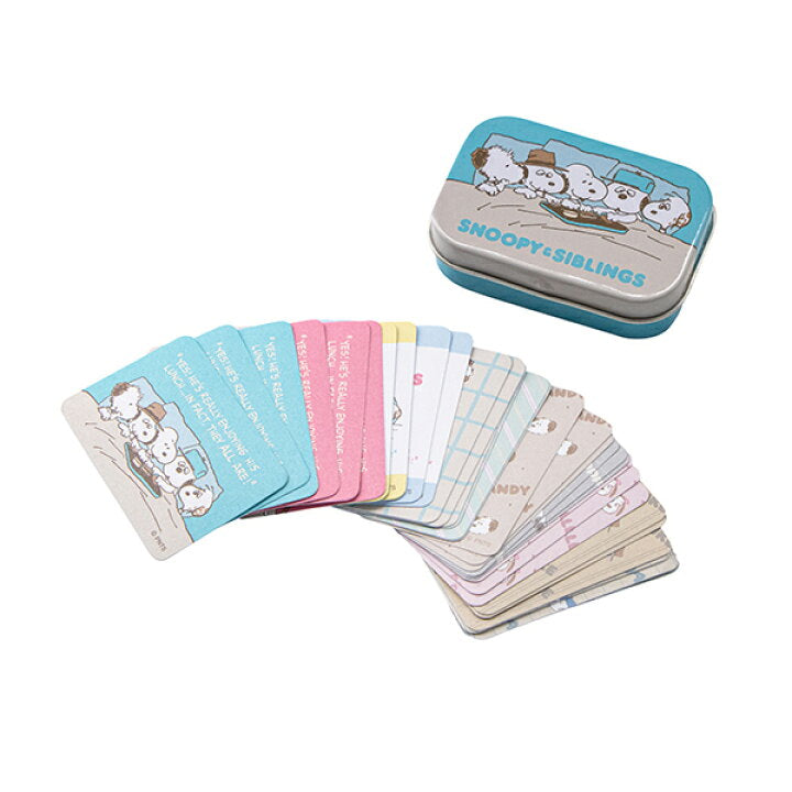 日本 Snoopy & Family 小鐵盒貼紙Set- 內有：36張貼紙