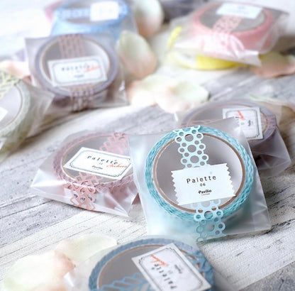 [7 月25 日截單］日本Lace Tape 系列厘士鏤空紙膠帶 - PALETTE SÉCHÉES