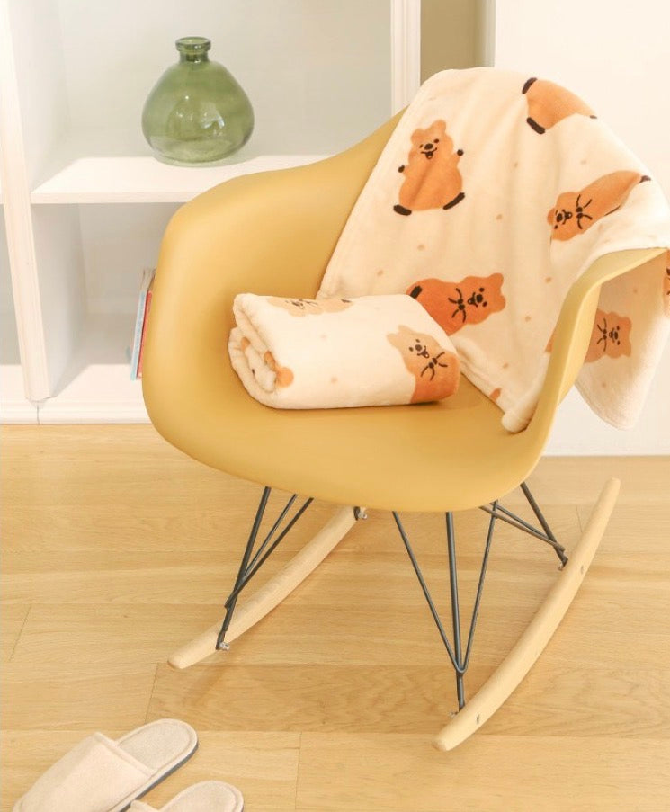 韓國濟州Kiki Quokka 毛絨絨小被子* 很多隻短尾鼠 [預購貨品，下單後14天出貨]