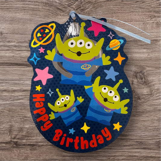 Disney 卡通角色心意卡 - 三眼仔Happy Birthday