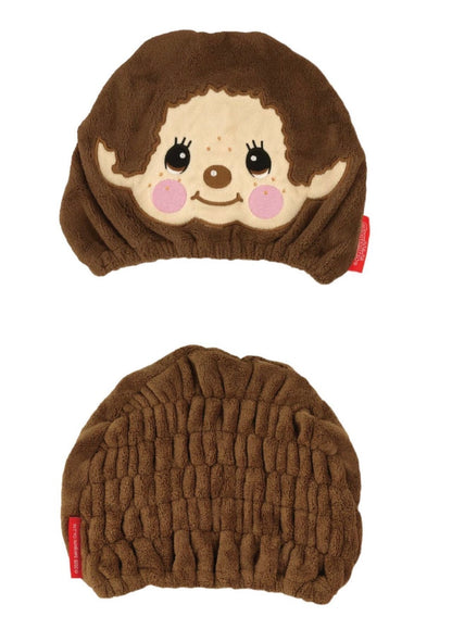 新品自動9 折‼️日本Monchichi 毛巾吸水速乾Towel Cap - [預購貨品］