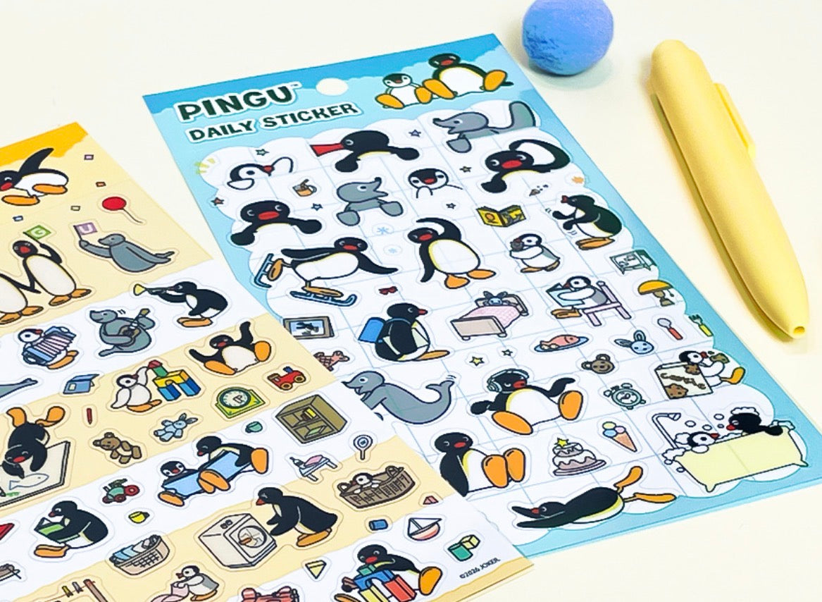 日本企鵝家族Pingu Collection 貼紙