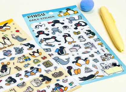 日本企鵝家族Pingu Collection 貼紙