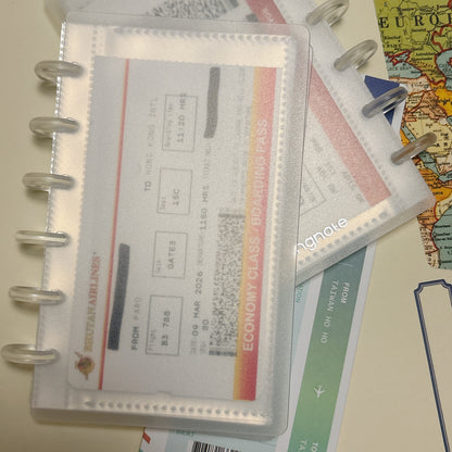 韓國 Ring Album 登機証回憶冊* 可加內頁* (預購貨品，約兩星期到貨）