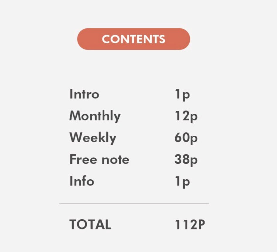 韓國Indigo Half A Year 無時效Handy Schedule - [預購貨品，14天出貨🚚]