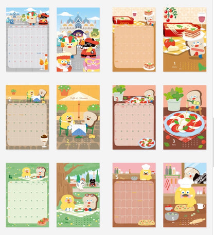 2027 Brunch Brother Twin Calender 桌上座檯月曆 - 預購貨品