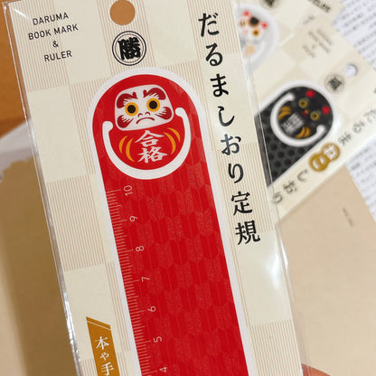 日本達摩10cm Bookmark 間尺 - 合格/必勝
