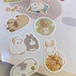 日本エヌビ 熨金貼紙 — 兔子們