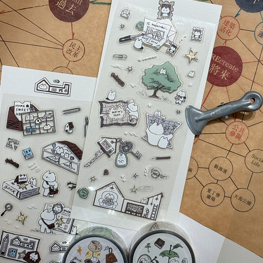 韓國Mewmewbeam 貼紙 - 2 款選擇