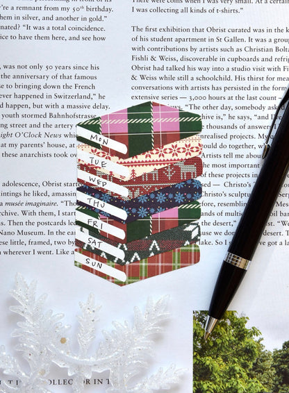 韓國Life Stationery Sticky Pattern Book 書本造型 Index Memo - 聖誕限定版 * [預購貨品，下單後14天出貨]