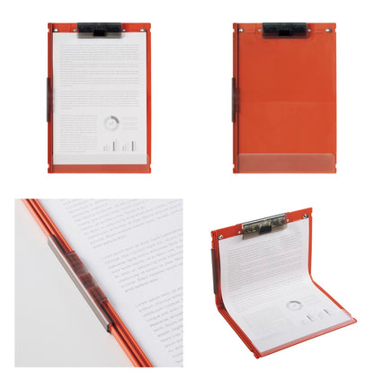 易於攜帶設計‼️日本Lihit Lab A4變A5 對摺式文件夾Clipboard