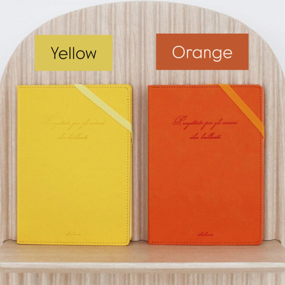 韓國By Fancy PU防污梗皮 A5筆記簿 - 橫線＋點點＋空白內頁 * [預購貨品，下單後14天出貨]