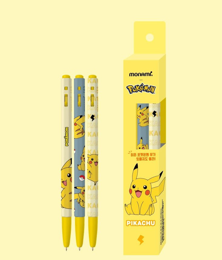 韓國Monami 153 原子筆 - POKEMON 限定聯乘* [預購貨品，下單後14天出貨]