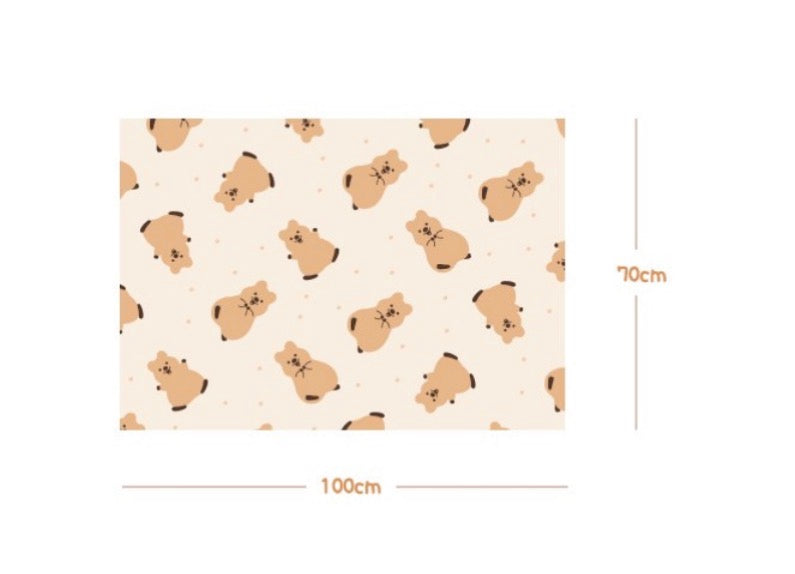 韓國濟州Kiki Quokka 毛絨絨小被子* 抱著樹葉 🍃[預購貨品，下單後14天出貨]