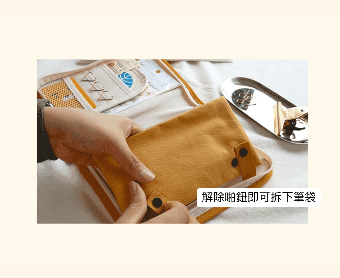 88 折優惠最後今天❗️❗️韓國It’s Today Diary Pouch Set （連筆袋及無時效月週Schedule 套裝）預購貨品