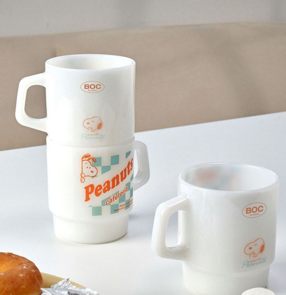 My Snoopy World 史努比餐廳陶瓷杯 * [預購貨品，下單後14天出貨］