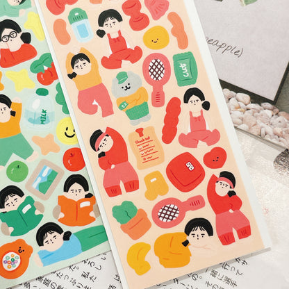 韓國The Paper 記錄我的日常貼紙 - 3款選擇