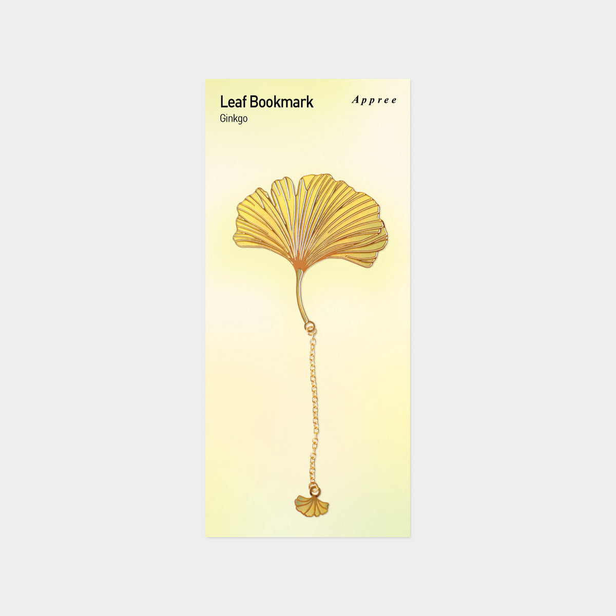 韓國appree 植物造型金屬書籤 - 秋季系列