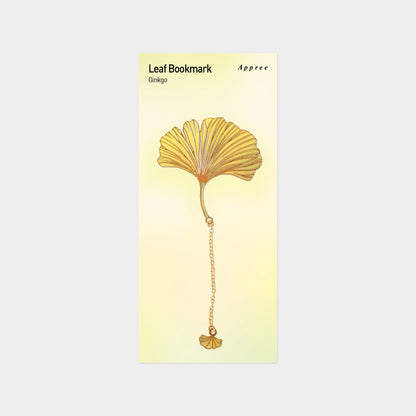 韓國appree 植物造型金屬書籤 - 秋季系列