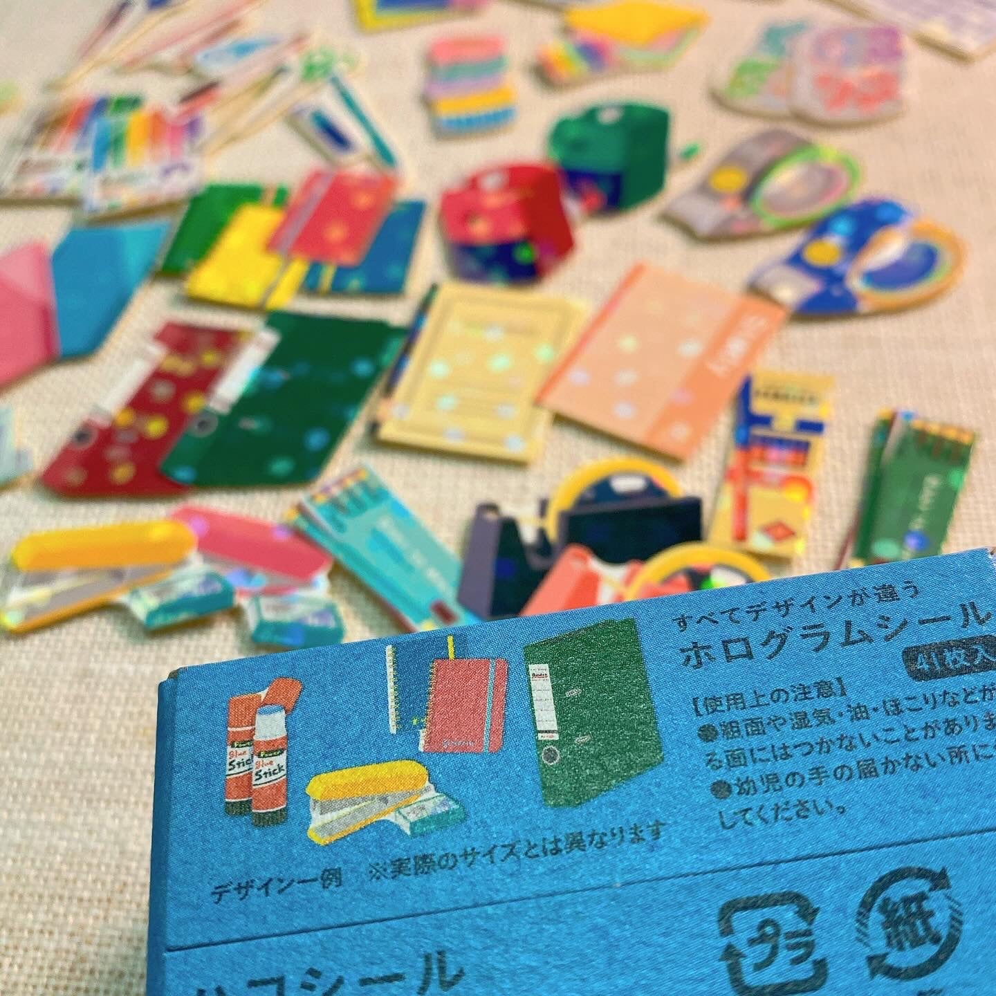 日本 Greeting Life 包裏盒仔貼紙 — 辦公室文具