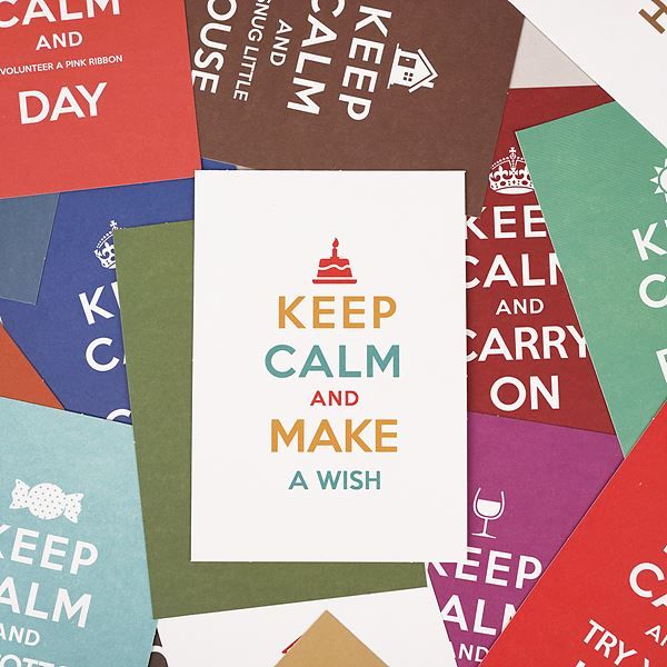 韓國Nacoo英倫經典 - Keep Calm Post Card 套裝 - 預購貨品