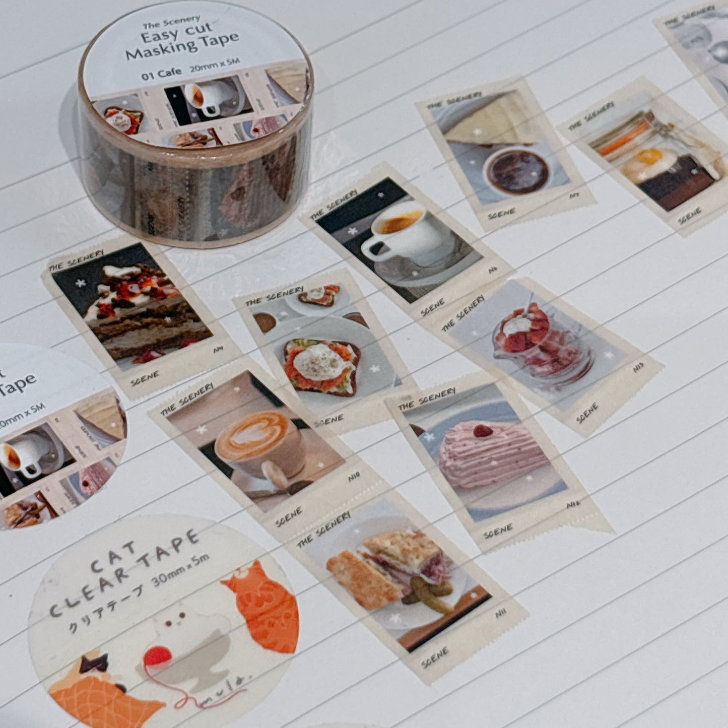 韓國 The Paperian 菲林照片紙膠帶（帶易撕裁綫) - 6 款圖案* [預購貨品，下單後14天出貨]