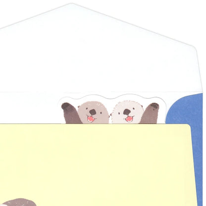 日本NB 動物園愉快小水獺信紙套裝
